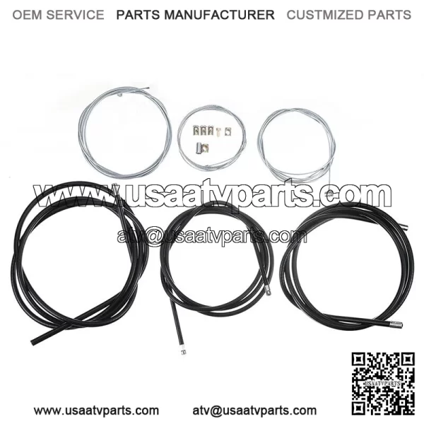 1PC Motorcycle Pit ATV Cable Set 60" Clutch Cable+Brake Cable+54" Throttle Cable (For: CF-Moto) - Image 4