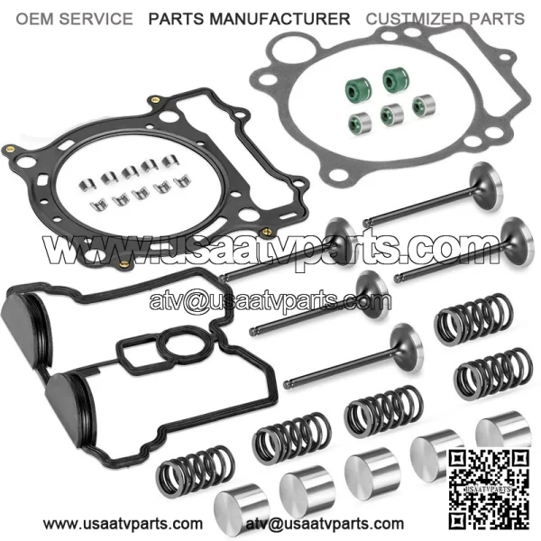Cylinder Intake Exhaust Valve Kit for Yamaha YFZ450 YFZ 450 2004 05 06 07 08-09