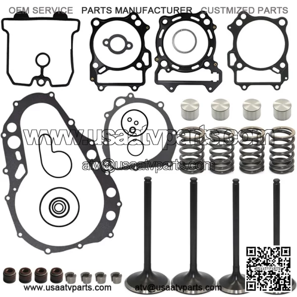 Intake Exhaust Valve Kit Set For Suzuki LT-Z400 Quadsport Z400 LTZ 400 2003-2008 - Image 2