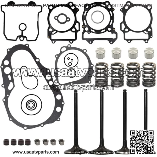 Intake Exhaust Valve Kit Set For Suzuki LT-Z400 Quadsport Z400 LTZ 400 2003-2008 - Image 3