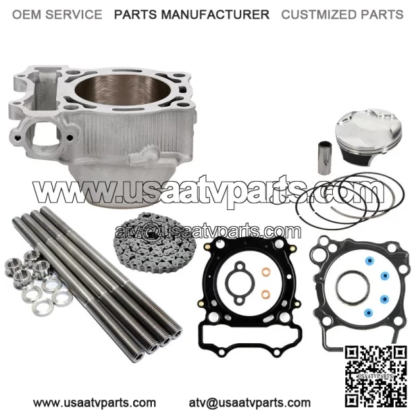 YFZ450 YFZ 450 Big Bore Kit 480 cc +3mm Cylinder 98mm Piston Top End Rebuild Kit - Image 2