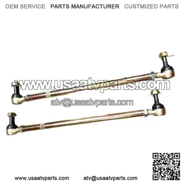 Chromoly Tie Rod Rods / End Ends Upgrade Kit YAMAHA YFZ450 YFZ 450 04-13 - Image 2