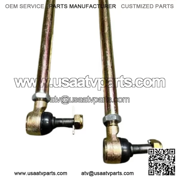 Chromoly Tie Rod Rods / End Ends Upgrade Kit YAMAHA YFZ450 YFZ 450 04-13 - Image 3