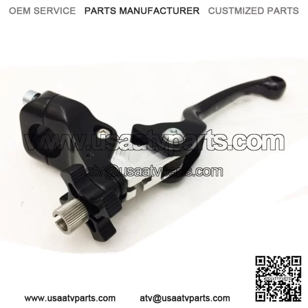 Black F3 Unbreakable Brake + Clutch Levers Kit Yamaha Raptor 700 YFZ450R - Image 3