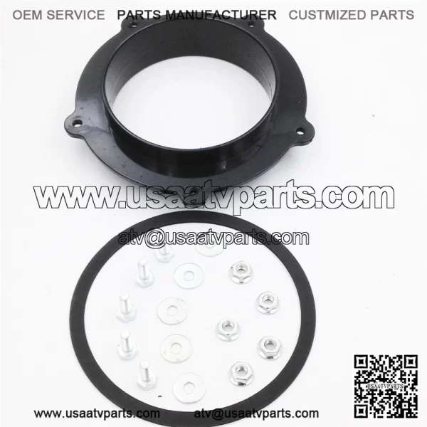 Black Air Filter Intake Adapter For Yamaha YFZ450 All Years - Image 2