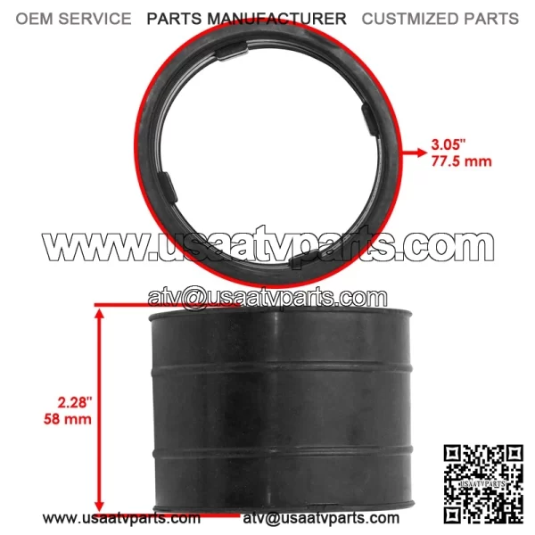 Flexible Air Inlet Adapter ?C Fits Can-Am Outlander 400 (2003-2014) and Maverick 1000R (Part Numbers: 707002585, 707001467) - Image 2