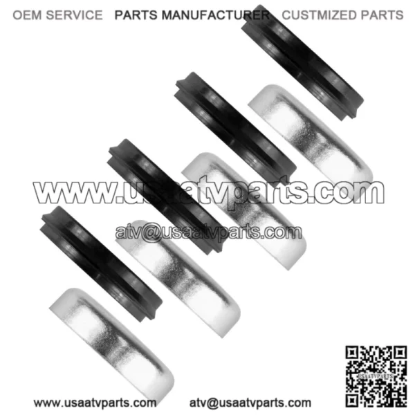 4 Sets Swing Arm Dust Seal Cap For Honda TRX450R Kickstart 2006 2007 2008 2009 (For: Honda) - Image 5