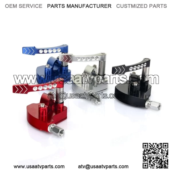 Thumb Throttle Assembly For Honda TRX 450R 450ER 300EX 400EX LT-R450 Billet Red - Image 5