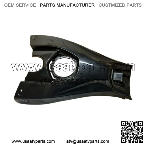 06-13 YAMAHA YFZ450 OEM GAS TANK COVER METALLIC  BLACK YFZ 450 - Image 2