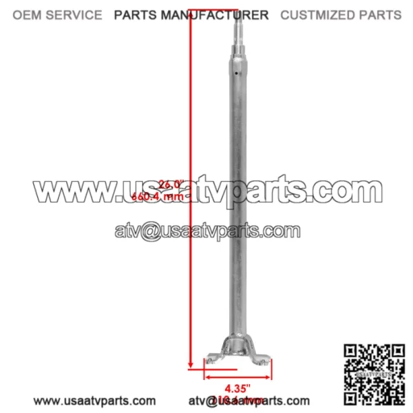 Steering Stem Shaft for Yamaha Raptor 700 700R YFM700R YFM700Rse 2013-2020 (For: Yamaha Raptor 700) - Image 2