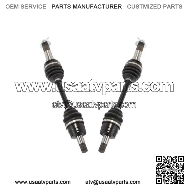 Front CV Axle Shafts Pair 2 for Yamaha YFM400F Kodiak 4x4 YFM450FX Wolverine 4x4 (For: Yamaha)