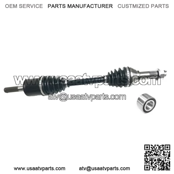Front Left Axle with Bearing for Can-Am Maverick Trail 800 1000 18-23 - Image 2