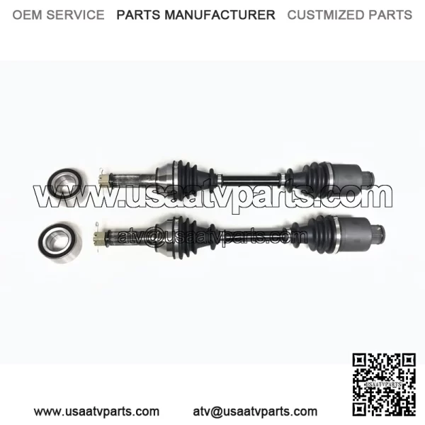 Set of Rear Axles & Bearings for Polaris Sportsman 400 500 & 800 11-15 - Image 2