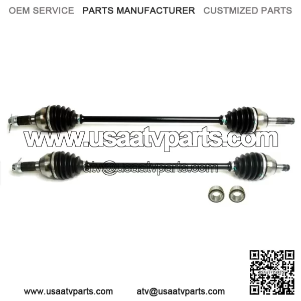 Front Axles with Bearings for Can-Am Maverick X3 XRS, 705401829, 705401830 - Image 2