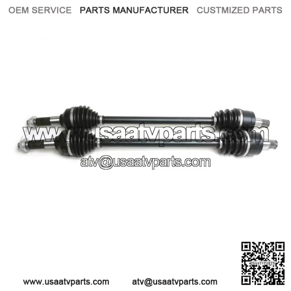 Front Axle Pair for Kawasaki Mule PRO FX FXR FXT DX DTX, 59266-0710