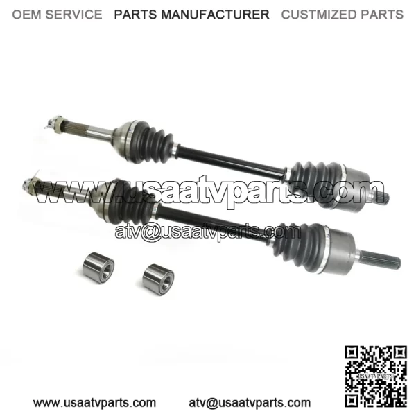 Set of Rear Axles & Wheel Bearings for Kawasaki Teryx 750 2008-2011 - Image 2