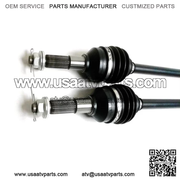 Set of Front Axles & Bearings for Kawasaki Mule Pro FX FXR FXT DX DTX - Image 3