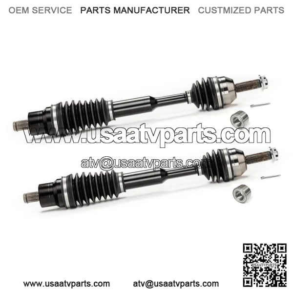 Axles Front CV Axle Pair & Bearings for Polaris Ranger UTV, 1332690 - Image 2
