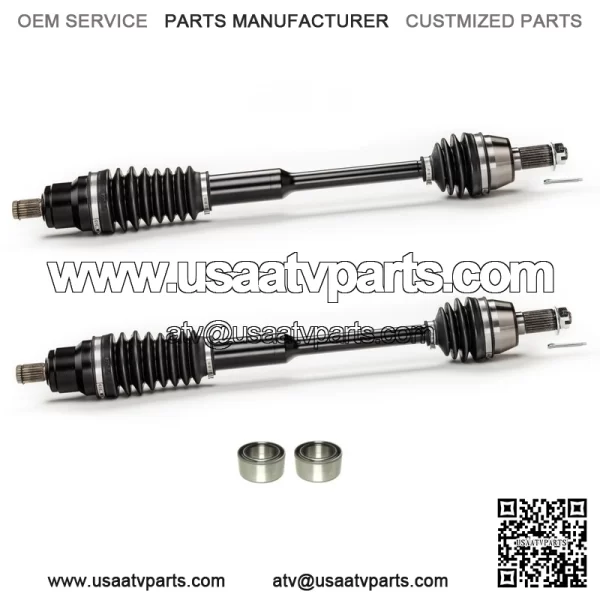 Axles Front CV Axle Pair & Bearings for Polaris Ranger UTV, 1332856 - Image 2