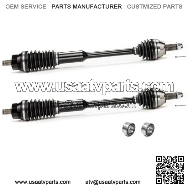 Axles Front Axle Pair with Bearings for Polaris RZR 900/XP 900 2011-2014 - Image 2