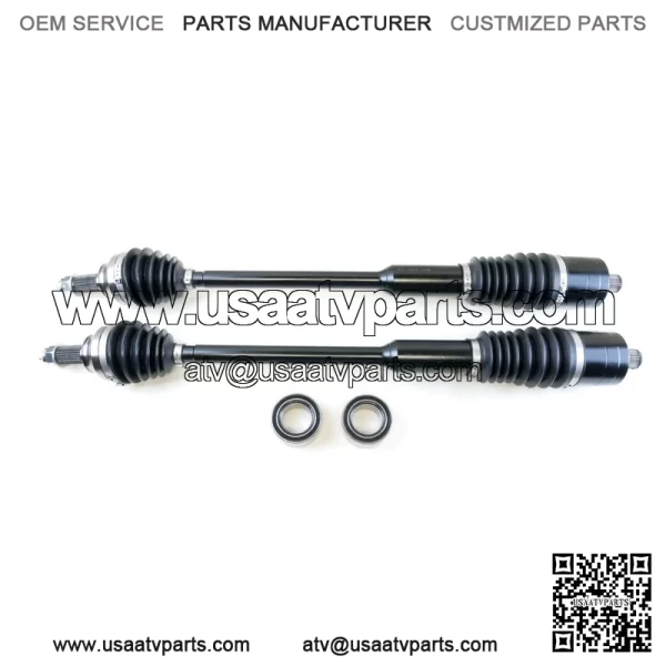 Axles Rear Axle Pair & Bearings for Polaris RZR XP Turbo S 2018-2021 - Image 2