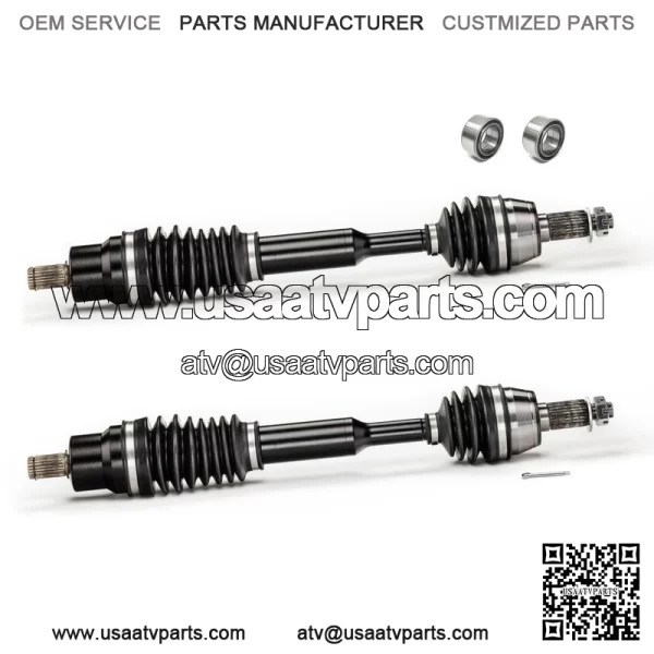 Axles Front Axle Pair & Bearings for Polaris RZR 570 & 800 2008-2021 - Image 2