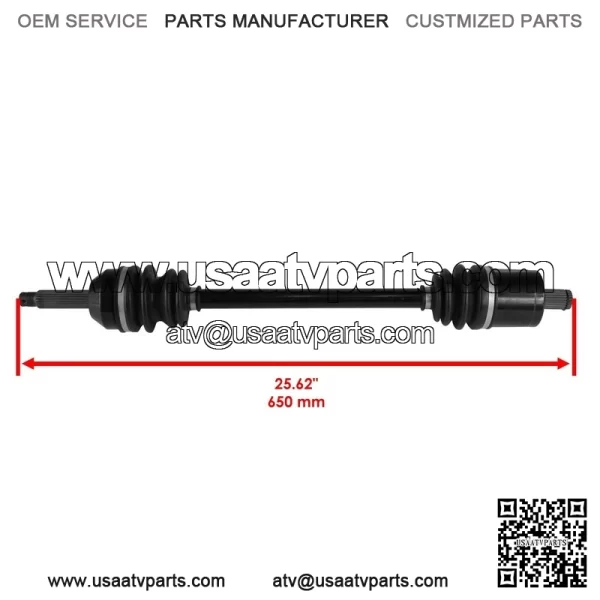 Front CV Axle For Polaris Ranger ETX 2015 2016 / Ranger EV Liion 2016 / 1333238 - Image 2