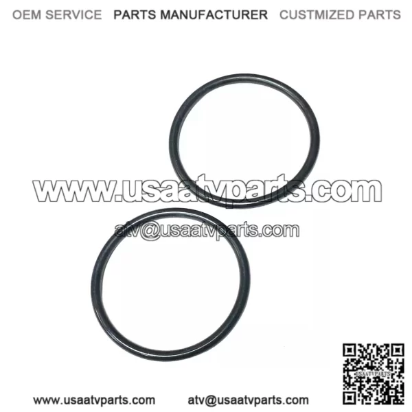 87-06 Yamaha exhaust muffler set four springs - Image 3