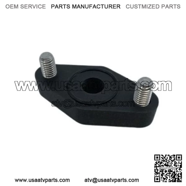 Parking Brake Block Off Kit - Black with Stainless Bolts for Yamaha YFZ450 04-22 - Image 2