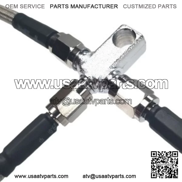 TRX 450R A Arms +2.5 +1 Chromoly Adjustable Brake lines Clamps - Image 5