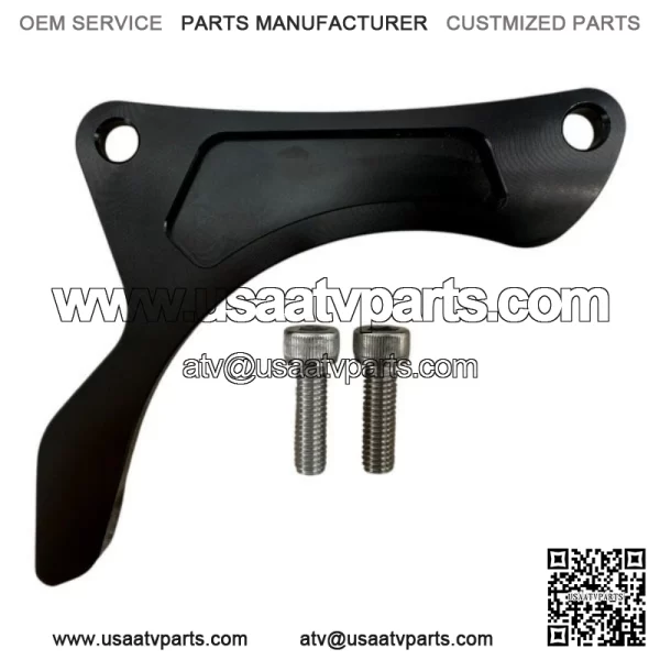 Yamaha YFZ450R Case Saver Billet Aluminum Black free stickers - Image 3