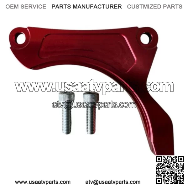 Yamaha YFZ450R Case Saver Billet Aluminum Red free stickers - Image 2