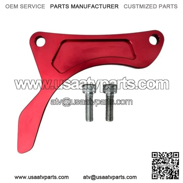 Yamaha YFZ450R Case Saver Billet Aluminum Red free stickers - Image 3