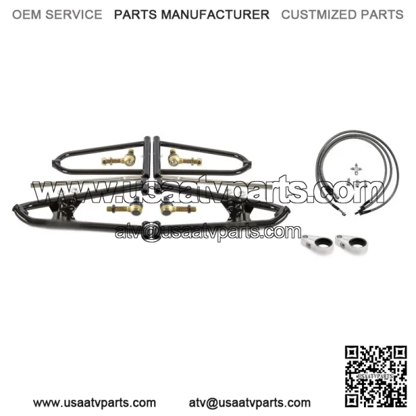 Yamaha YFZ 450  A Arms +2 +1  Chromoly  Adjustable 04 05 Brake Lines Clamps Alba