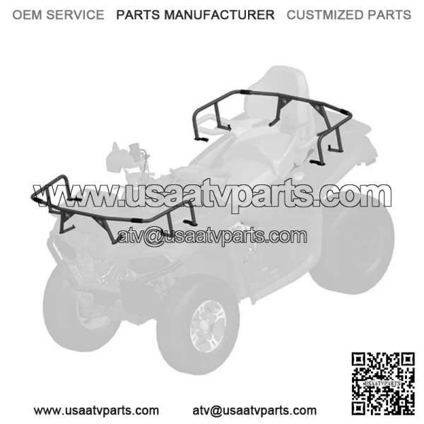 CFORCE 500 Gen. 2 Front/Rear Rack Extender, CFMOTO OEM (9DRV-802400-3000) - Image 2