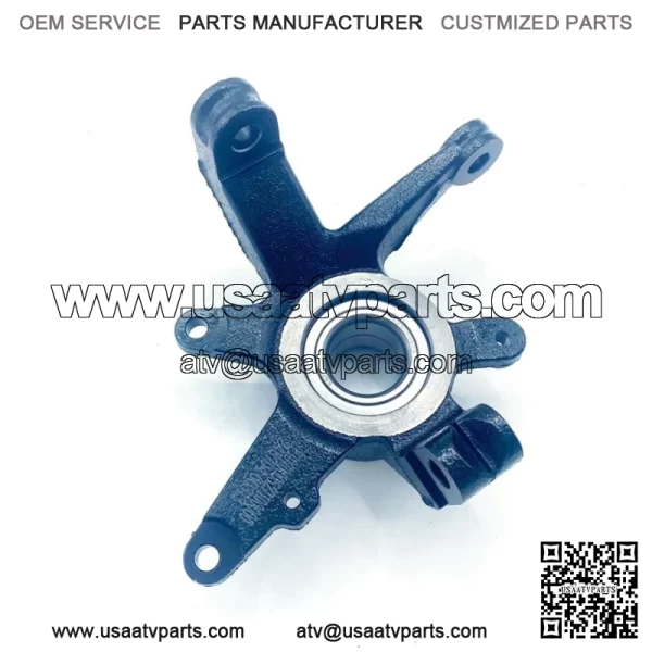Steering Knuckle Front Left For Hisun 700cc 500c SUPERMACH MENARDS QLINK MASSIMO Electrophoretic black paint - Image 3