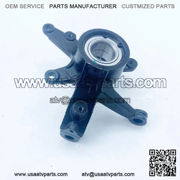 Steering Knuckle Front Left For Hisun 700cc 500c SUPERMACH MENARDS QLINK MASSIMO Electrophoretic black paint - Image 5