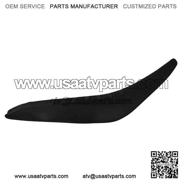 Yamaha YFZ 450R Seat Cover 2009 - 2020   BLACK / BLACK / BLACK RIBBED QUAD #201 - Image 2