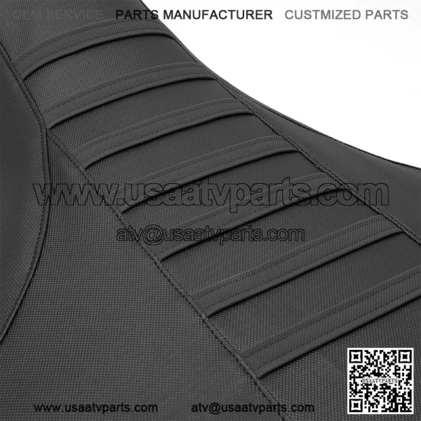 For Yamaha YFZ450R Gripper Seat Cover 2009 - 2021 YFZ 450R 450RSE REL Black Ribs - Image 2