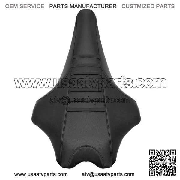 For Yamaha YFZ450R Gripper Seat Cover 2009 - 2021 YFZ 450R 450RSE REL Black Ribs - Image 4