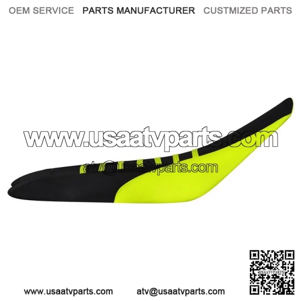 Yamaha 2009-2020 YFZ 450R 450 R Seat Cover  NEON YELLOW/BLK/NEON YELLOW rib #201 - Image 2