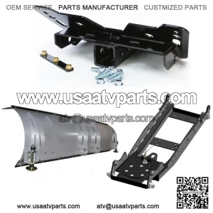 UTV Snow Plow Kit 66" (Steel) For Polaris Ranger 800 6x6 2010-2016