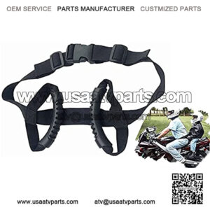 Passenger Safety Belt Handles for Motorcycle, Motocross, ATV, Scooter, Snowmobile Durable Reliable & Comfortable Safer Way to Ride with Passenger