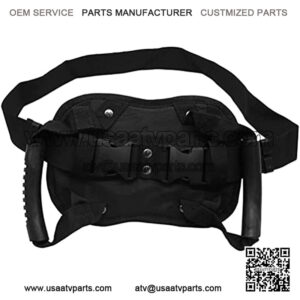 Passenger Safety Belt Motorcycle ATV Passenger Rear Seat Grip Handle Security Strap for Motorcycle Motobike Bike Snowmobile Yacht Black