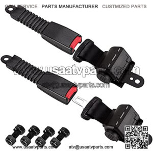 Golf Cart Seat Belts 47.64" Universal Seat Belts for Golf Cart TXT RXV, Yamaha, Club Car, Go Kart, UTV, ATV(2 Sets)