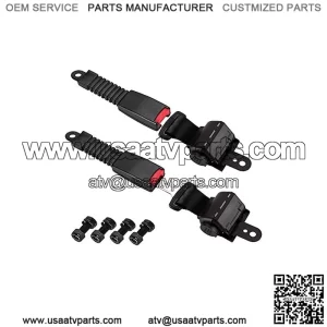 (2 Sets) Golf Cart Seat Belts 47.64" Universal Seat Belts for Golf