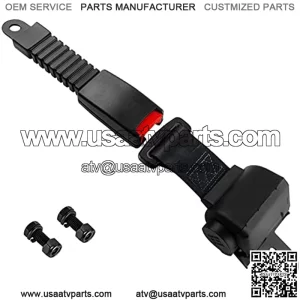 Seat Belt for Golf Cart Replacement Retractable 47 5/8" Belt Universal Fit for EZGO TXT RXV Yamaha Club Car DS Precedent UTV ATV Go Kart 1 Set