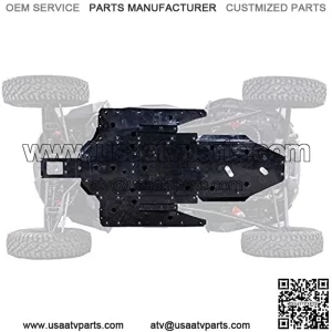 Heavy Duty 1/2" ARMW Full Skid Plate for Polaris RZR XP Turbo S (2019+) - Full Machine Protection!