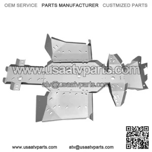 For CFMOTO CFORCE 800 XC/1000 2018-2024 Aluminum Full Chassis Central Skid Plate