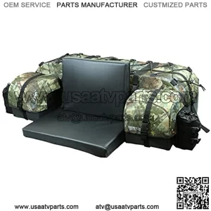 ATV TEK Arch Series Oversized Rear Rack Utility Pack, Padded ATV Cargo Bag - Kings Mountain Shadow Camo